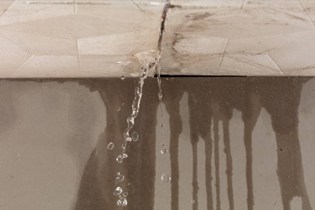 Professional Burst Pipe Cleanup technician working in Beulah, ND